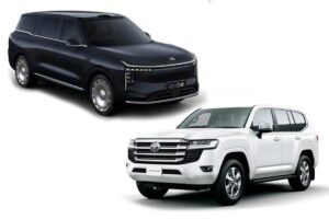 مقایسه تویوتا لندکروزر ۲۰۲۵ با شاسی‌بلند چینی ایران خودرو